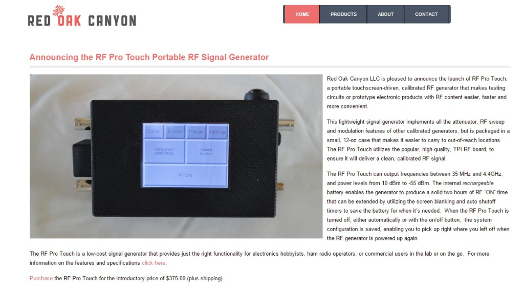 RF Pro signal generator